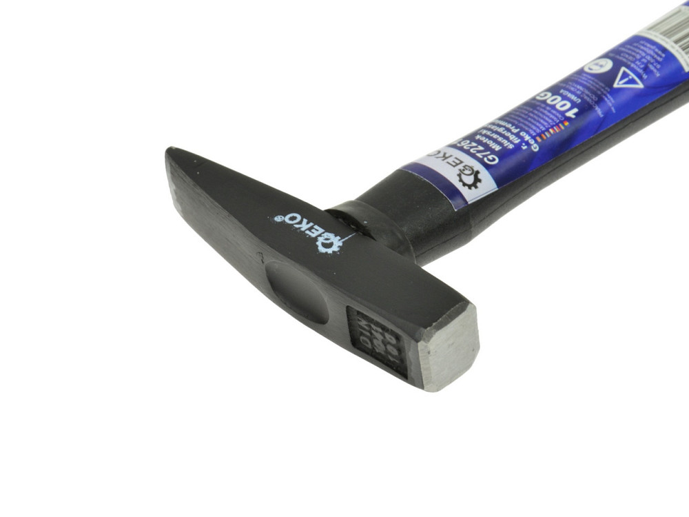 Молоток слюсара "GeKo"-premium 0,1 кг з ручкою зі скловолокна покритого TPR Киев - изображение 2