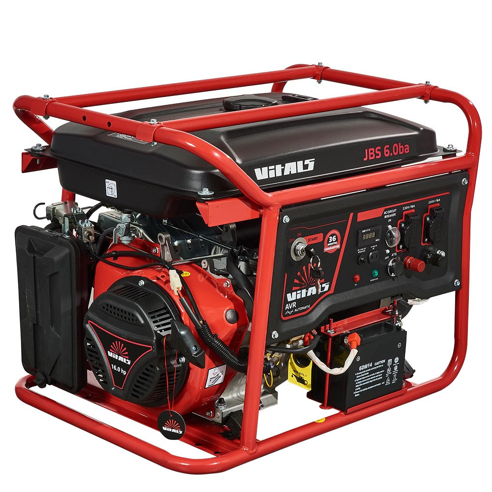 Генератор бензиновий Vitals JBS 6.0ba Харків - фото 6
