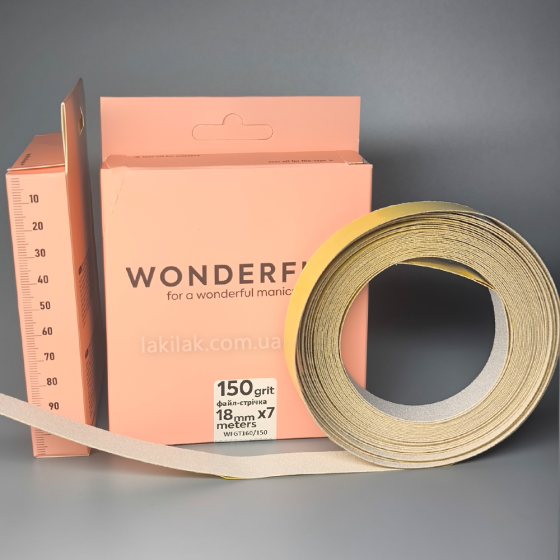 Файл-стрічка 150 гріт на клейовій основі для основи Wonderfile 7 метрів Херсон