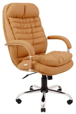 Офісне Крісло Керівника Richman Valencia Fly 2205 Хром М2 AnyFix Коричневий Київ