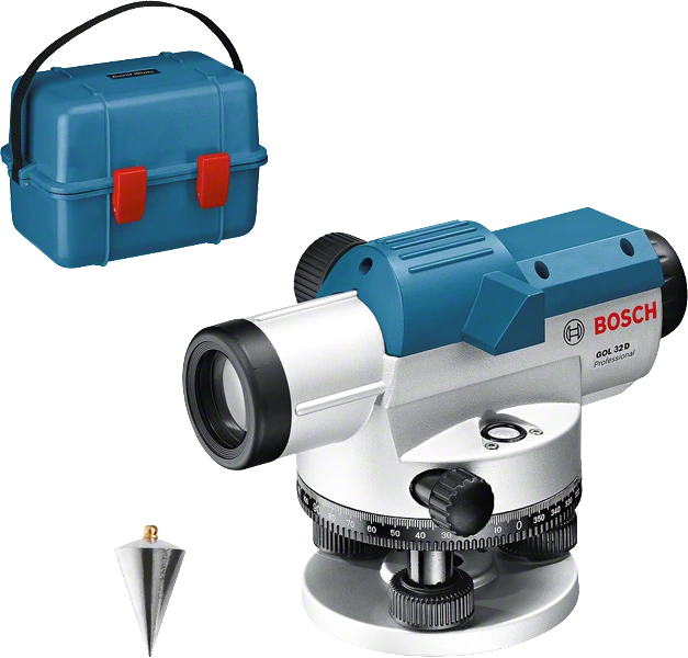 Професійний оптичний нівелір Bosch Professional GOL 32 D : 120 м, 32 х зум, кейс Київ - фото 1