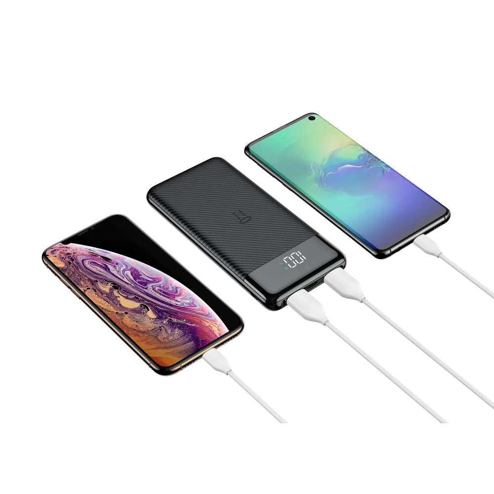 Павербанк 10000 mAh VEGER VG-W1087 быстрая зарядка черный power bank повербанк Одесса - изображение 17
