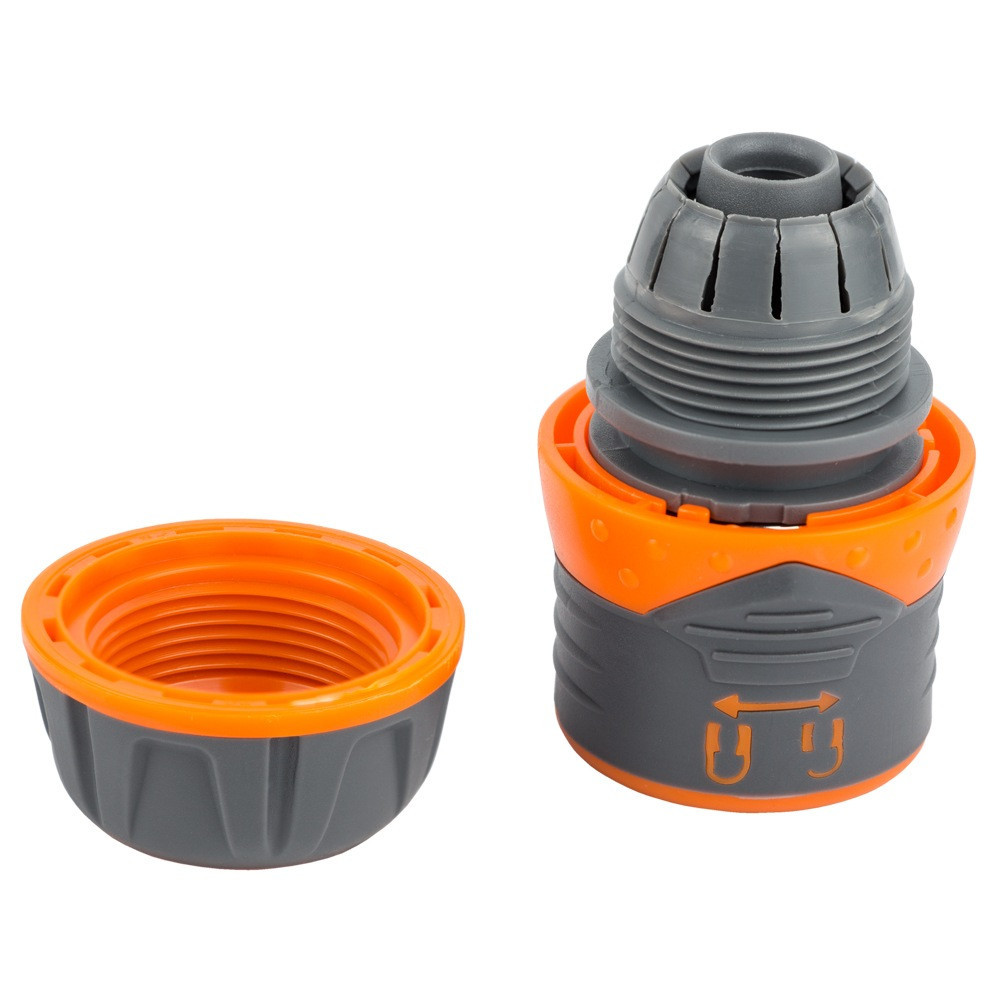 Конектор 1⁄2" швидкознімний для шланга 1⁄2" із замком (ABS+TPR) FLORA (5015464) Київ - фото 6