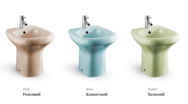 Біде підлогове RAK Ceramics Compact (RAK0001) Зелений Вінниця - фото 4