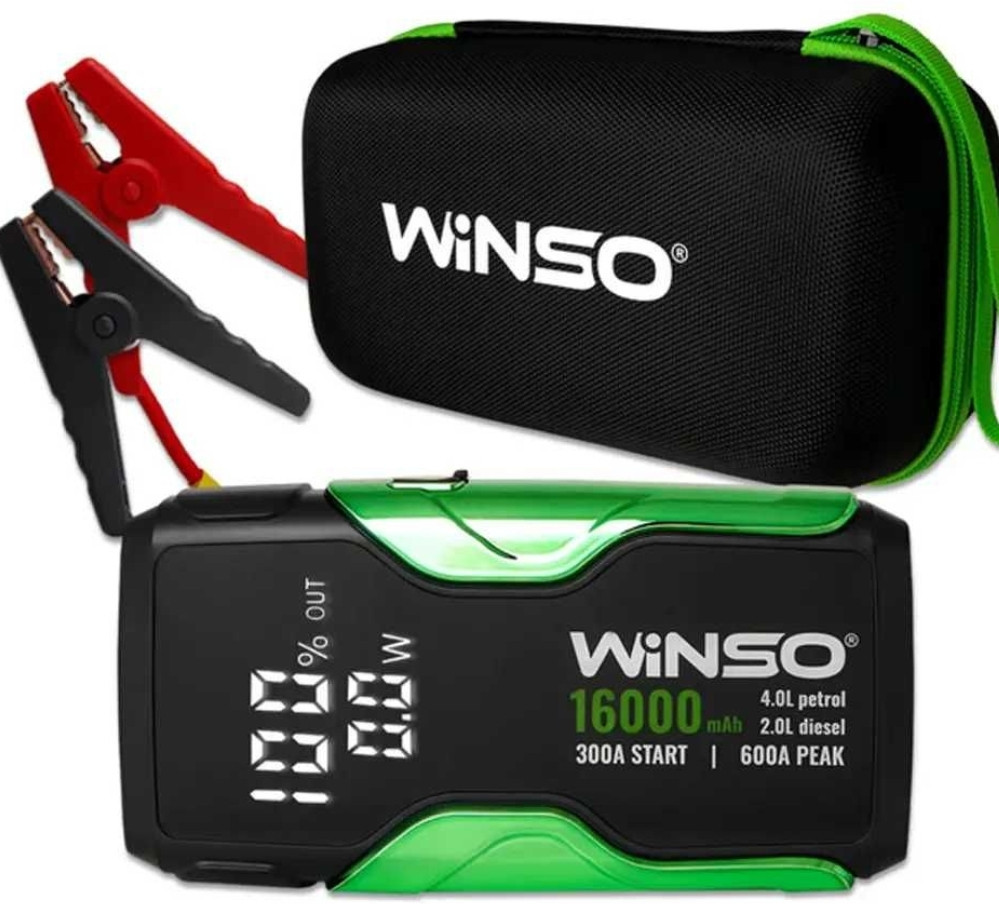 Портативний пусковий пристрій Winso Бустер 300A/600A Winso 16000mAh. Київ - фото 5