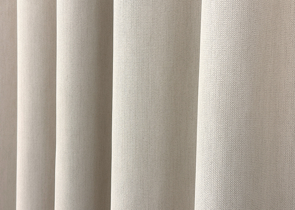 Двостороння шторна тканина блекаут з лляною фактурою, колекція “Scandi” колір бежевий 1904ш Київ - фото 4