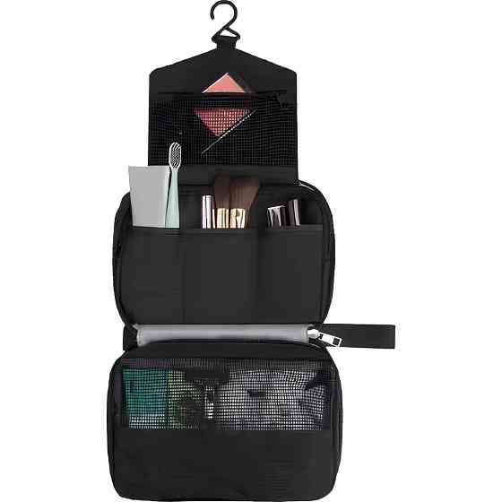 Органайзер с подвесным крючком дорожный для ванной, черный Каменец-Подольский