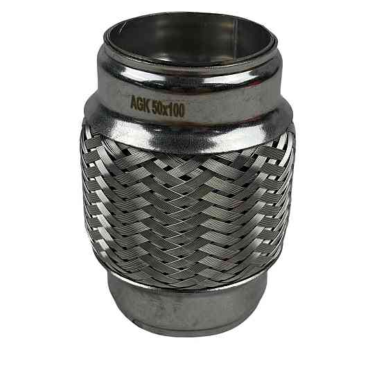 Гофра 50х100 (3-х слойная) длинная AGK глушителя Мукачево