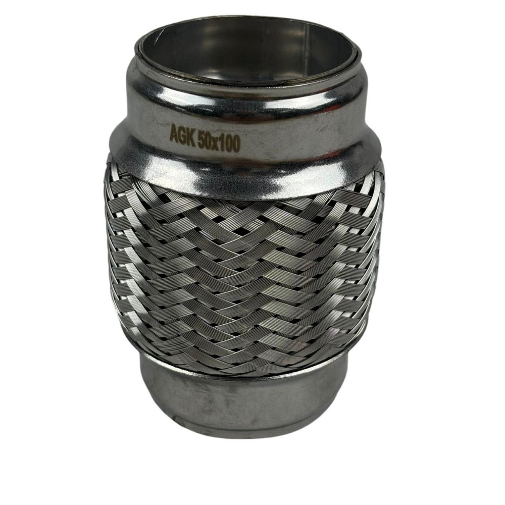 Гофра 50х100 (3-х слойная) длинная AGK глушителя Мукачево - изображение 1