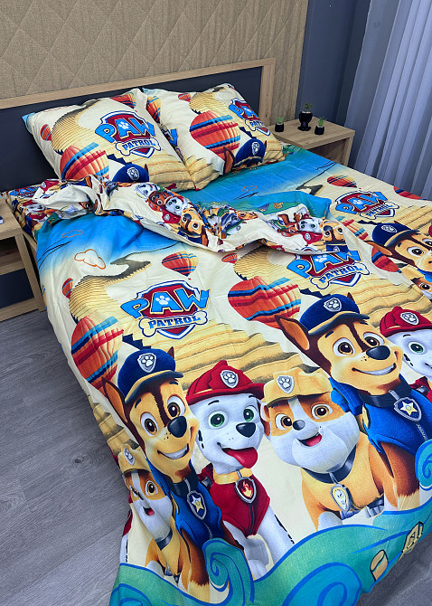 Комплект детского постельного белья Фланель, Koloco Полуторный 150х210 с разноцветным принтом (88-062) Киев - изображение 3