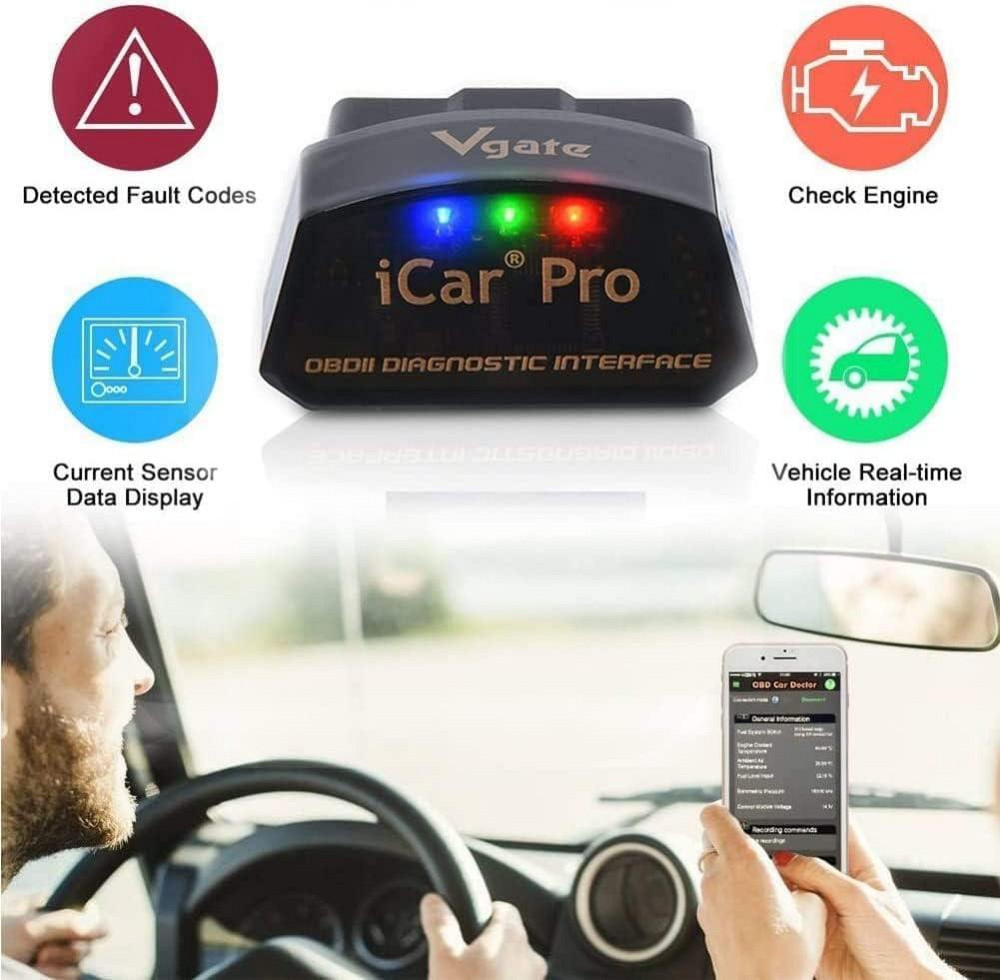 Автомобільний діагностичний сканер Vgate iCar Pro WiFi Луцьк - фото 3