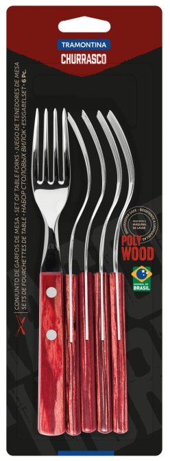 Виделка столова Tramontina Barbecue Polywood (6882434) Київ - фото 2