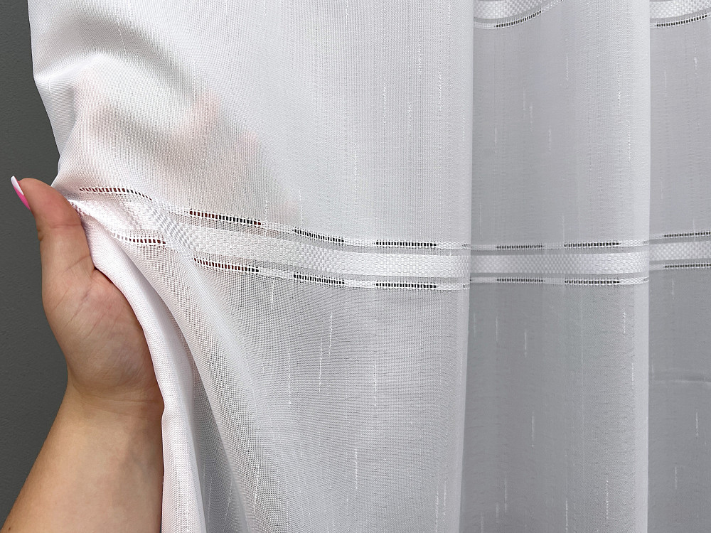 Тюль VR-Textil 2078т Мережка Льон Білий 400х270 см (42-1297) Київ - фото 6