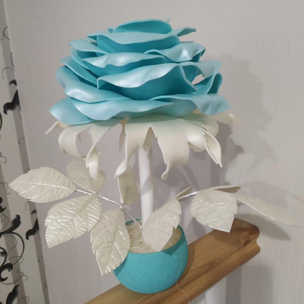 Світильник-нічник "Аквамаринова троянда" Дніпро - фото 4