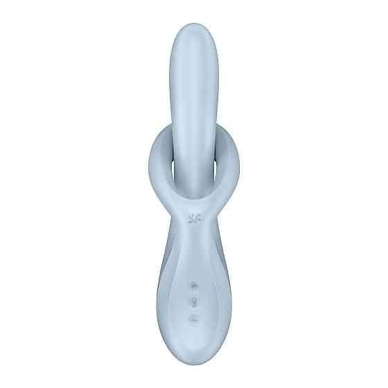 Вібратор з ротацією Satisfyer Heat Flex 4 Blue, підігрів до 39°C Sex Aura Київ