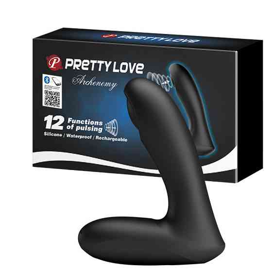 Массажер простаты - Pretty Love Archenemy Pulsator Black (App) Sex Aura Киев