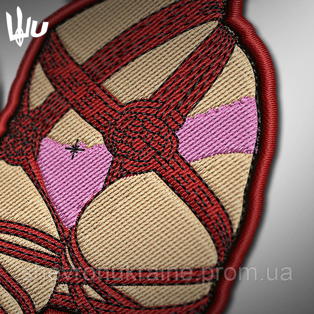 Шеврон под заказ ПЛЕННИЦА  (Срок изготовки 3-5 дней. На липучке) Размер 7.5x6.5см Киев - изображение 2