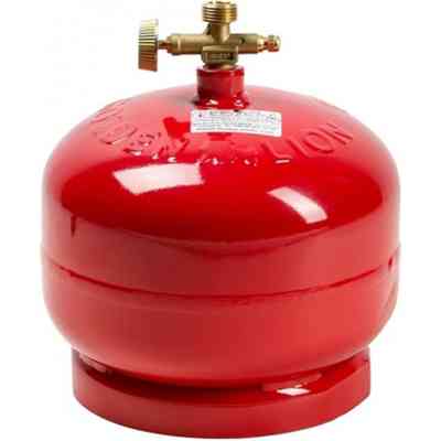 Бытовой газовый баллон Voltronic ПРОПАН 2кг (4,8л) + пальник 20448 Red (GBR-2k-48L) Винница