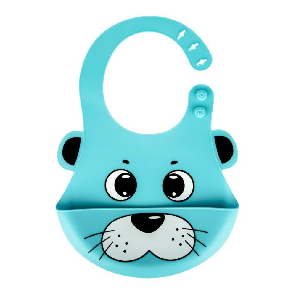 Слюнявчик силіконовий Zupo Crafts синій Київ - фото 2