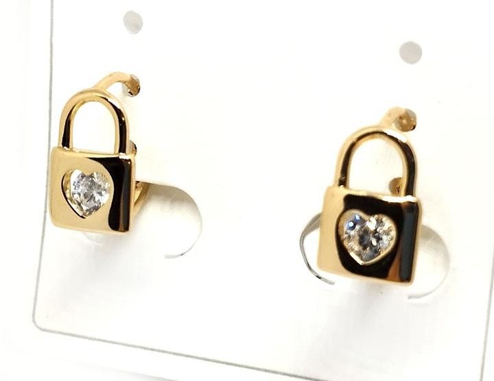 Сережки на уши женские Замочки XuPing Киев - изображение 1