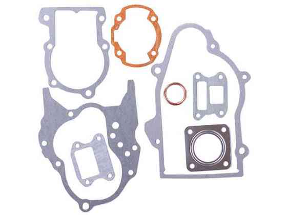 Прокладка двигуна на скутер Dio 35, к-т: 6 шт. + кільце Мукачево