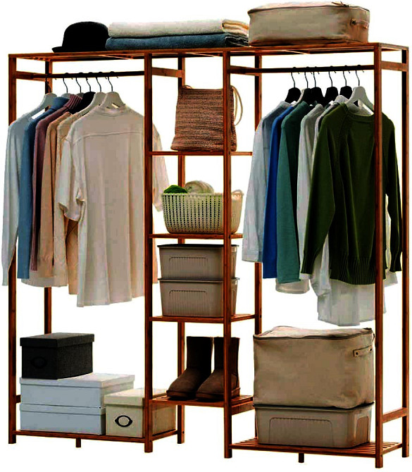 Стійка вішалка для одягу "Долна" капучино Миколаїв - фото 1