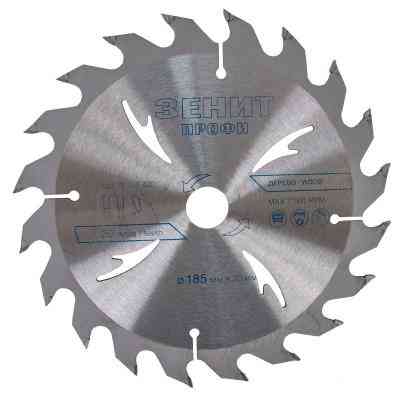Диск пильний Зеніт &quot;ПРОФІ&quot; пильний по дереву 185x20/16, ATB 20 (19185320) Вінниця