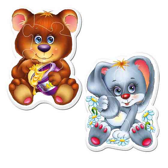 Детские магнитные пазлы 