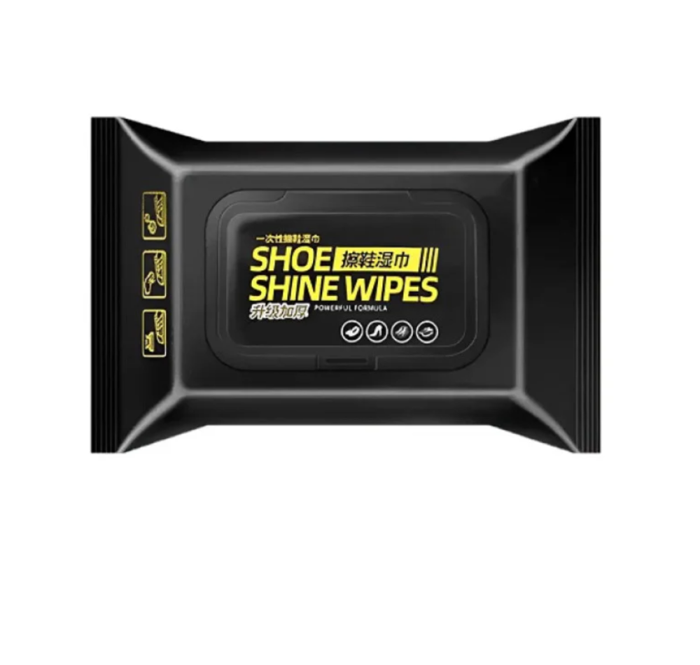 Універсальні серветки для догляду за взуттям Shoe Shine Wipes 80шт, що очищають та відновлюють блиск Одеса - фото 2