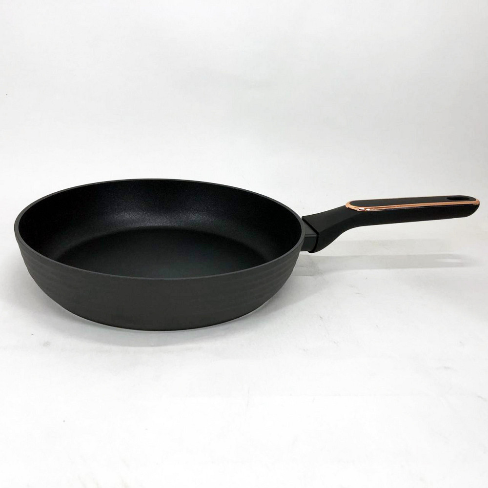 Легка сковорода для домашньої кухні, Антипригарна сковорода без олії з алюмінієвим корпусом VB-45 Львів - фото 14