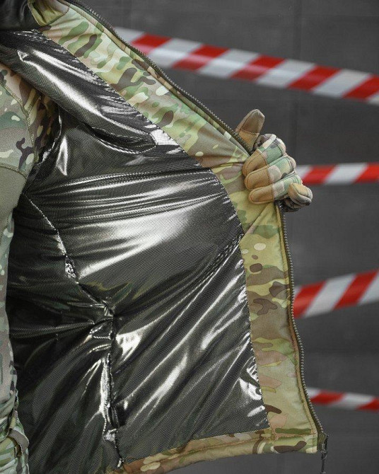 Зимний тактический костюм TASLAN Oblivion водонепроницаемый мультикам ВТ3759 Одесса - изображение 2