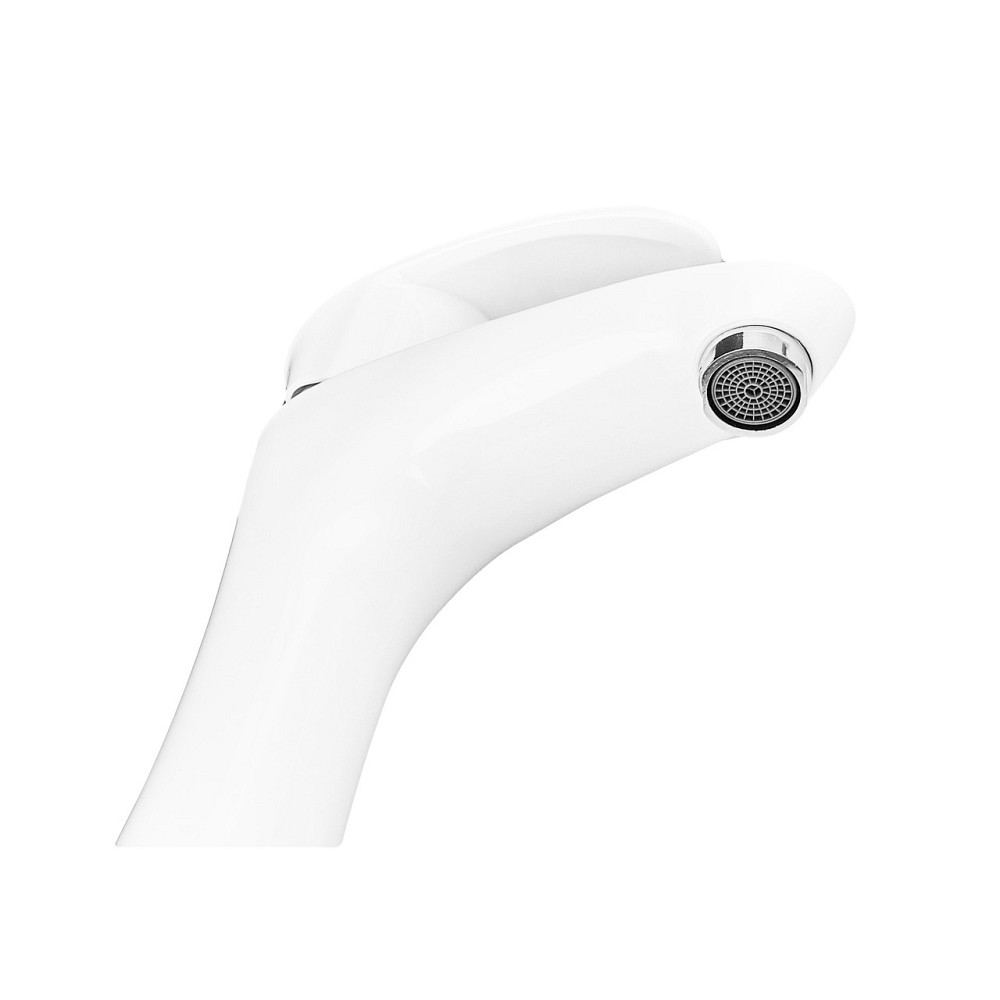 Смеситель для умывальника Plamix Cezar-001 HIGH SET белый с подводом PM0663 Харьков - изображение 2