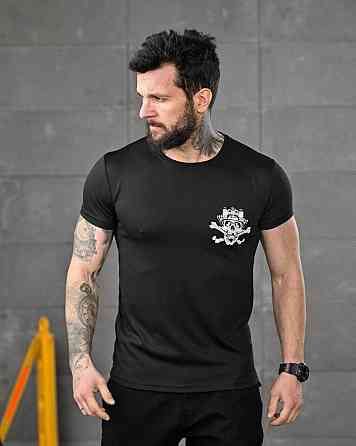 Тактична потовідвідна футболка SABUR skull black ВТ5128 Київ