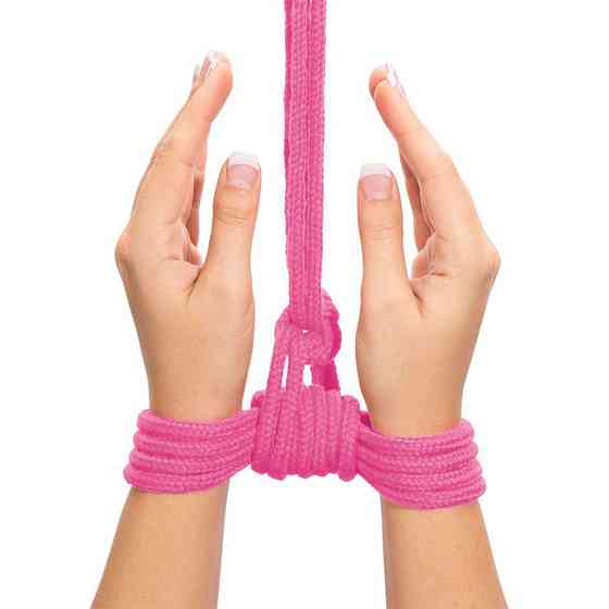 Мотузка рожева 10 meters Fetish Bondage Rope Sex Aura Київ