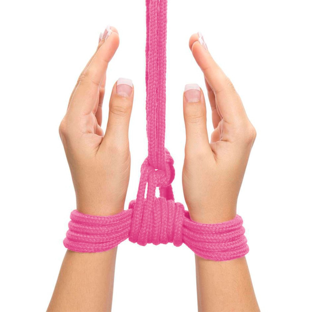 Мотузка рожева 10 meters Fetish Bondage Rope Sex Aura Київ - фото 5