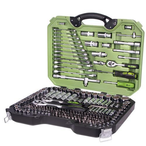 Універсальний набор інструменту 1/4" & 3/8"&1/2" , 218 предм (НГ-4218П) Alloid Одеса - фото 8