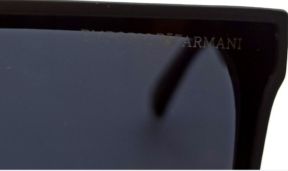 Брендові окуляри чоловічі матові, чорні, з сірим логотипом, полярні. Київ - фото 1