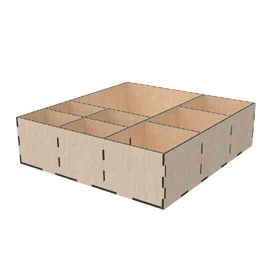 Органайзер EKOSTAR дерев'яний 350х373х100 Київ