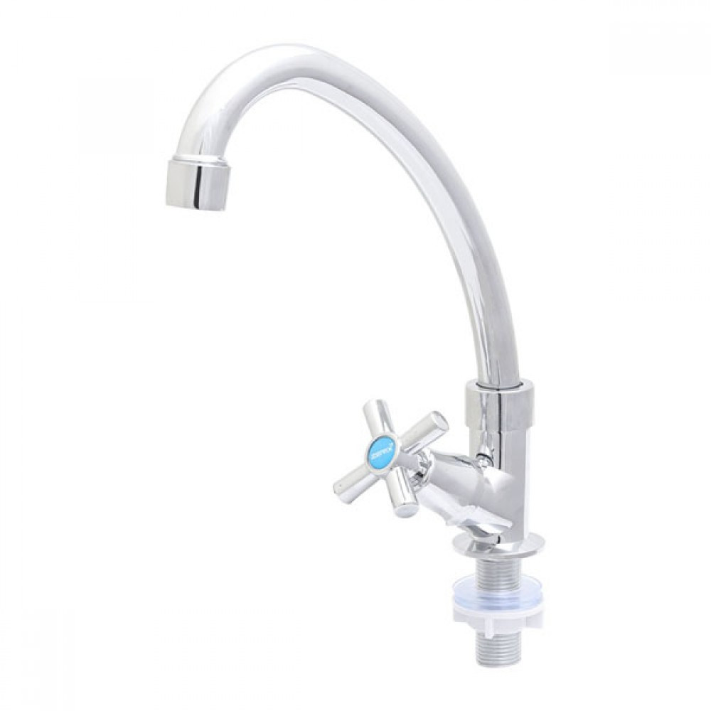 Монокран для холодної води Zerix Mono 012 хромований ABS-пластик (ZX2856) Чернівці - фото 2