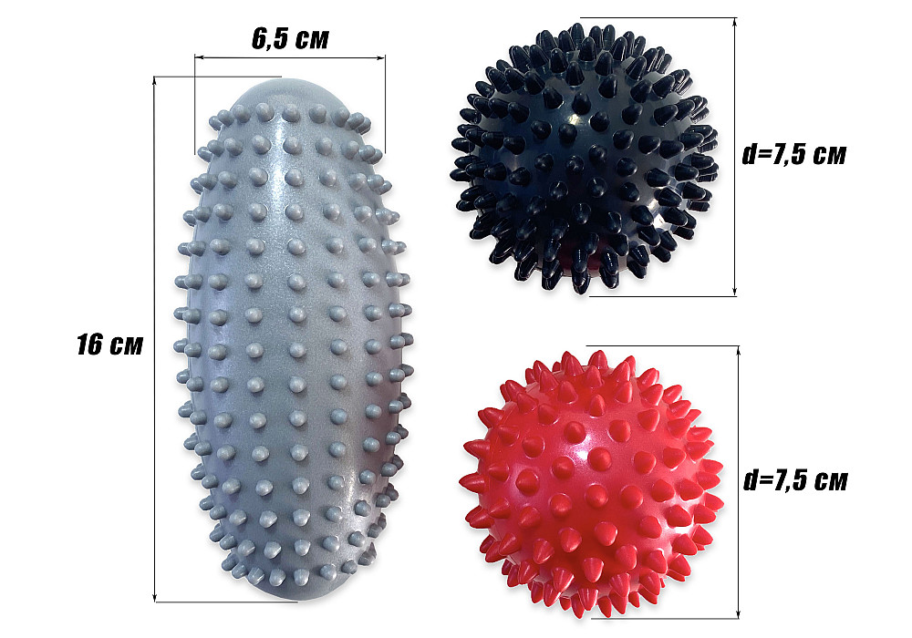 Набір для масажу та МФР EasyFit PVC Set-1 у сумочці Коломыя - изображение 4