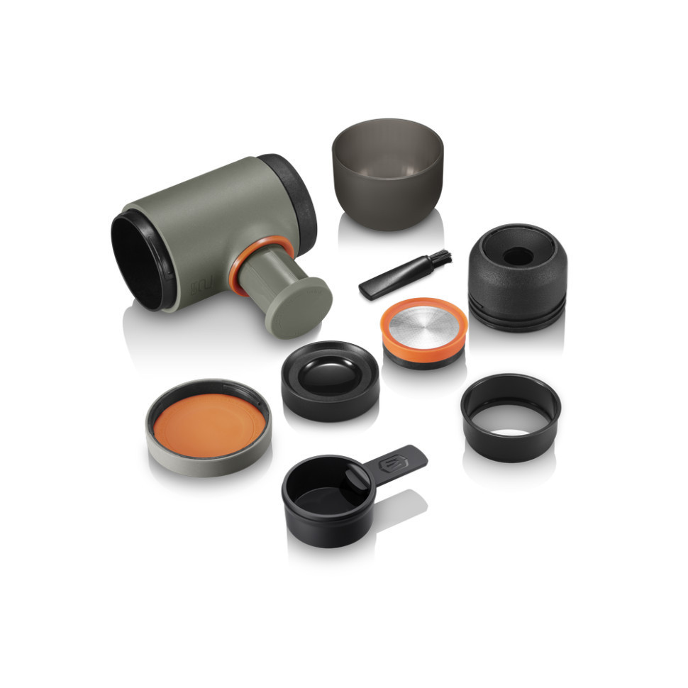 Портативна еспресо-кавоварка Wacaco Minipresso GR2, механічна, для меленої кави Київ - фото 4