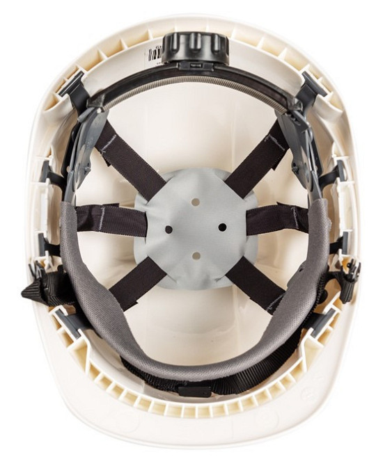 Каска защитная строительная Sizam Safe-Guard 3110 белая Ровно - изображение 4