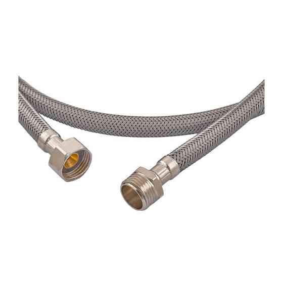 Гнучке підведення Zerix ZHN-02-FM1/2"-050 (нейлонове обплетення, гайки нерж) (ZX5148) Київ