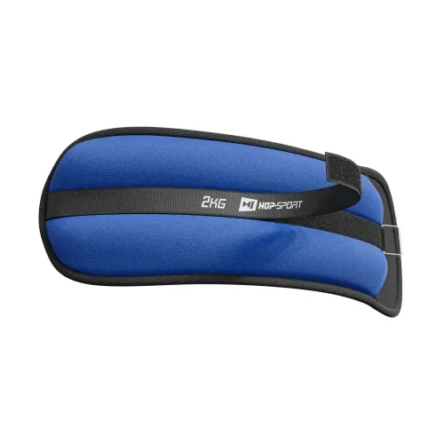 Набор утяжелителей для ног и рук 2х2 кг Hop-Sport S004 синий Киев - изображение 3