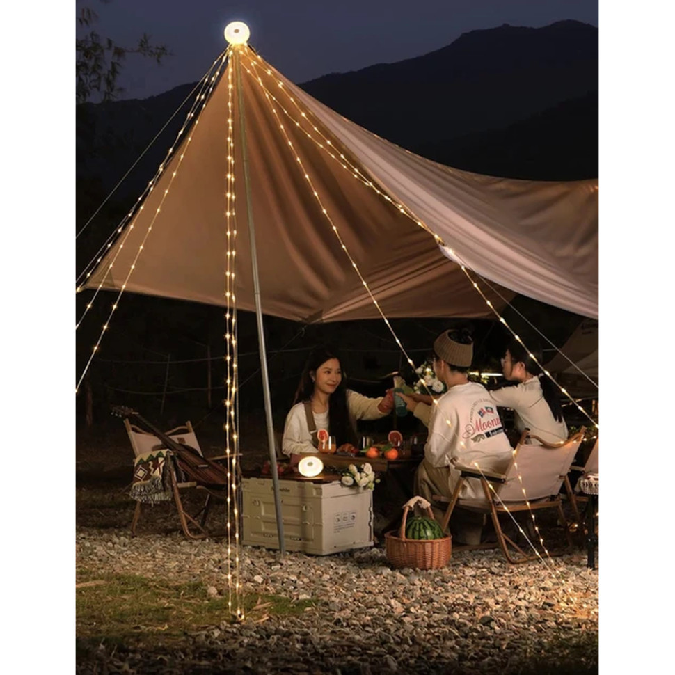 Кемпінговий ліхтар-гірлянда NexTool Milky Way, біла (10 метрів) Рівне - фото 6