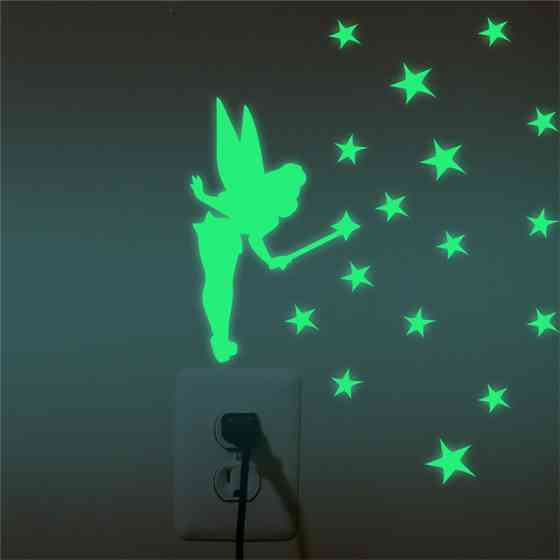 Фосфорная наклейки Фея 13 на 9 см салатовый Киев