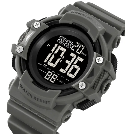 Часы мужские спортивные наручные Skmei 2195 (Серый) Киев