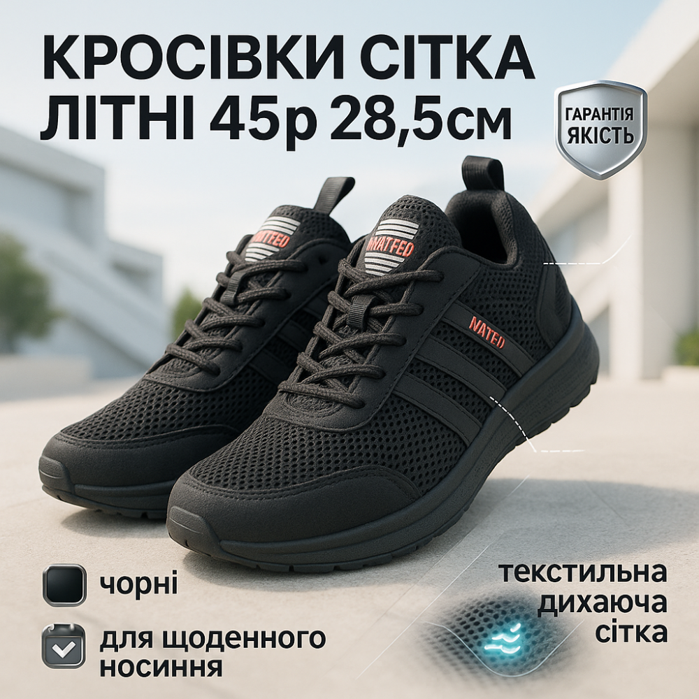 Кроссовки мужские для занятия спорта 45р, Мужская обувь из текстиля, Тонкие кроссовки TG-58 Львов - изображение 9