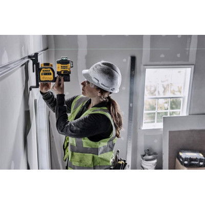Лазерный нивелир DeWALT линейный 10.8/12/18В XR Li-Ion, зеленый луч, 1x2Ah 18V, TSTAK (DCE089D1G18) Винница - изображение 5