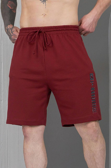 Шорти чоловічі TotalFit HG8-LD M, Бордовий Київ - фото 5